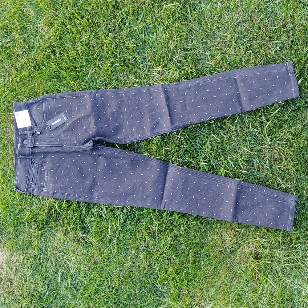 EXPRESS High Rise πBLINGπ Ankle Legging - Picture 4 of 11